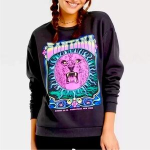 Santana Woodstock 1969 Throwback Graphic Sweatshirt